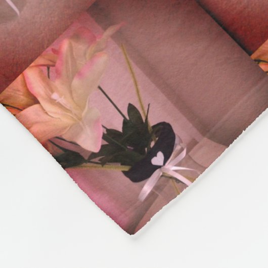 Abstract opgerolde ventilator fleece deken (Hoek)