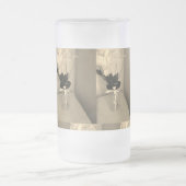 Abstract opgerolde ventilator matglas bierpul (Center)