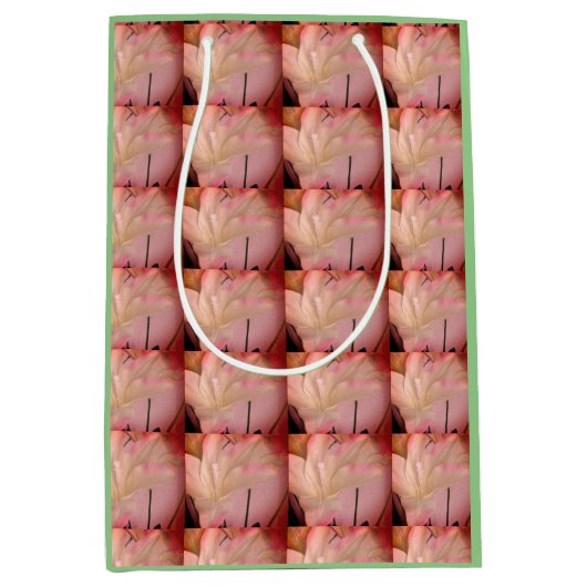 Abstract opgerolde ventilator medium cadeauzakje (Voorkant)