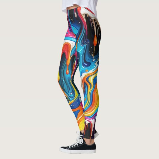 Abstract oppervlakte kunstwerk 1217 - Leggings (Links)