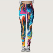 Abstract oppervlakte kunstwerk 1217 - Leggings (Voorkant)