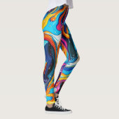 Abstract oppervlakte kunstwerk 1217 - Leggings (Rechts)