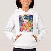 Abstract oppervlaktekunstwerk 1207 - Kind Hoodie (Voorkant)