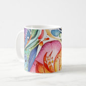 Abstract oppervlaktekunstwerk 1207 - Koffie Mok (Voorkant links)