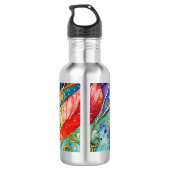 Abstract oppervlaktekunstwerk 1207 - Waterfles Waterfles (Achterkant)