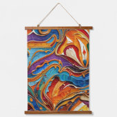 Abstract oppervlaktekunstwerk 1211 - Wandtapijt Hangend Wandkleed (Voorkant)