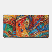 Abstract oppervlaktekunstwerk 1214 - Desk Mat (Voorkant)