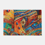 Abstract oppervlaktekunstwerk 1214 - Deurmat (Voorkant)