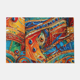Abstract oppervlaktekunstwerk 1214 - Deurmat