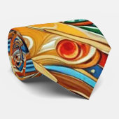 Abstract oppervlaktekunstwerk 1214 - Mannen Stropd Stropdas (Opgerold)