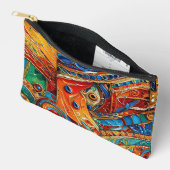 Abstract oppervlaktekunstwerk 1214 - Pouch Etui (Open)