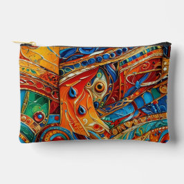 Abstract oppervlaktekunstwerk 1214 - Pouch Etui