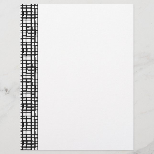 Abstract optisch rasterBriefpapier (Voorkant)