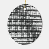 Abstract optisch rasterOrnament Keramisch Ornament (Links)