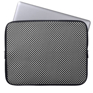 Abstract optisch Stip Laptop Computer Sleeve