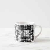 Abstract optische raster Espresso-Mok Espresso Kop (Rechts)