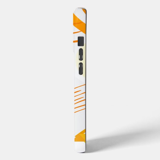 Abstract Orange Art, Modern Art Case-Mate iPhone Case (Achterkant / Links)