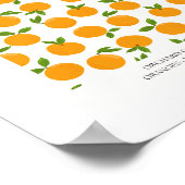 Abstract Orange Market Kitchen Print (Hoek)