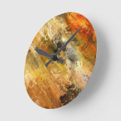 Abstract Oranje baanontwerp Ronde Klok (Hoek)