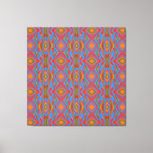 Abstract Oranje Canvas Afdruk (Voorkant)