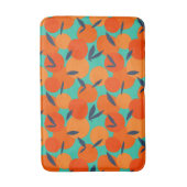 Abstract Oranje fruitpatroon Badmat (Voorkant Verticaal)