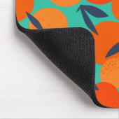 Abstract Oranje fruitpatroon Muismat (Hoek)