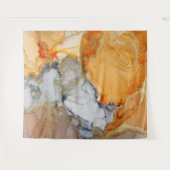 Abstract Oranje Goud Kunsthout Wandkleed (Voorkant (horizontaal))