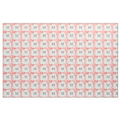 Abstract Oranje ijzermonogram Stof (Yard (91,4 cm))