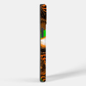 Abstract Oranje Limoen Digitale Pour Painting Case-Mate iPhone Case (Achterkant / Rechts)