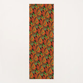 Abstract Oranje ontwerp voor groene vormen Yogamat (Voorkant)