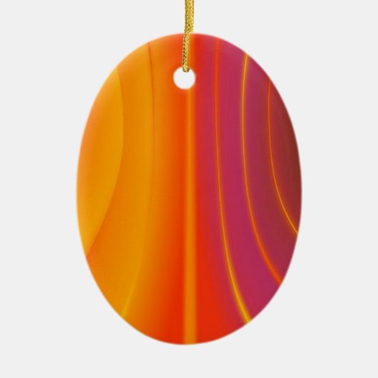 Abstract Oranje Ornament (Voorkant)