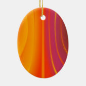 Abstract Oranje Ornament (Achterkant)