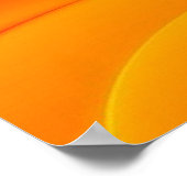 Abstract Oranje Poster (Hoek)