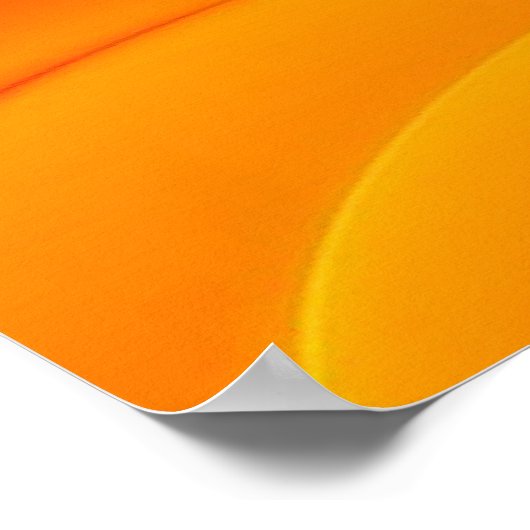 Abstract Oranje Poster (Hoek)