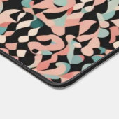 Abstract organisch patroon in pastel bureaumat (Hoek)