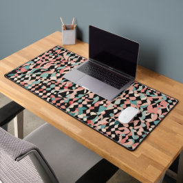Abstract organisch patroon in pastel bureaumat