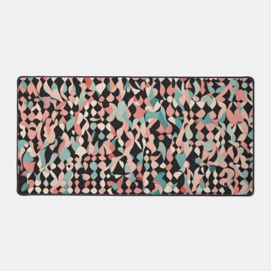 Abstract organisch patroon in pastel bureaumat (Voorkant)