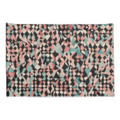 Abstract organisch patroon in pastel kussensloop (Achterkant-Rechts)