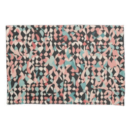 Abstract organisch patroon in pastel kussensloop