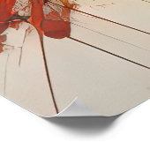 Abstract Organisch Schilderen 2:3 Poster (Hoek)