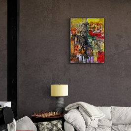 Abstract Original Art Canvas Afdruk