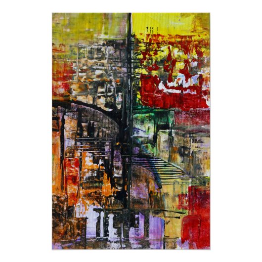 Abstract Original Art Perfect Poster (Voorkant)