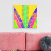 Abstract Origineel Art. Canvas Afdruk (Insitu (Woonkamer))