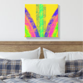 Abstract Origineel Art. Canvas Afdruk (Insitu (Slaapkamer))