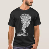 Abstract orkaanweer t-shirt (Voorkant)