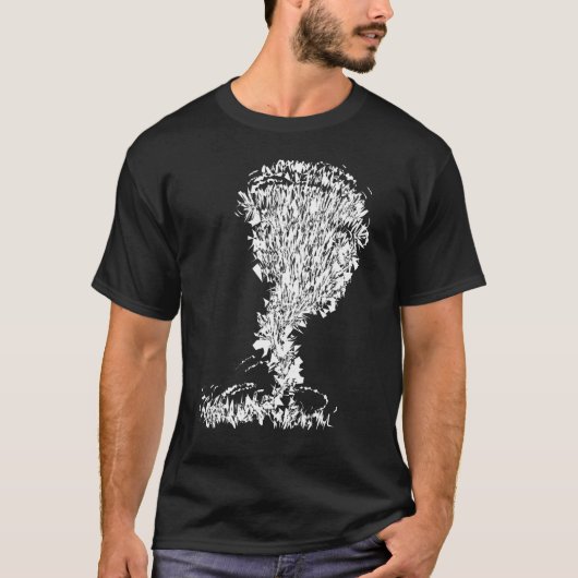 Abstract orkaanweer t-shirt (Voorkant)