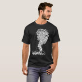 Abstract orkaanweer t-shirt (Voorkant volledig)
