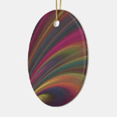 Abstract Ornament fractale regenboog (Links)