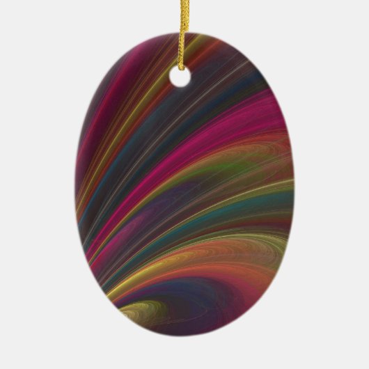 Abstract Ornament fractale regenboog (Voorkant)