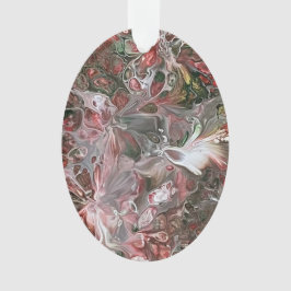 Abstract ornament met grijze achterkant